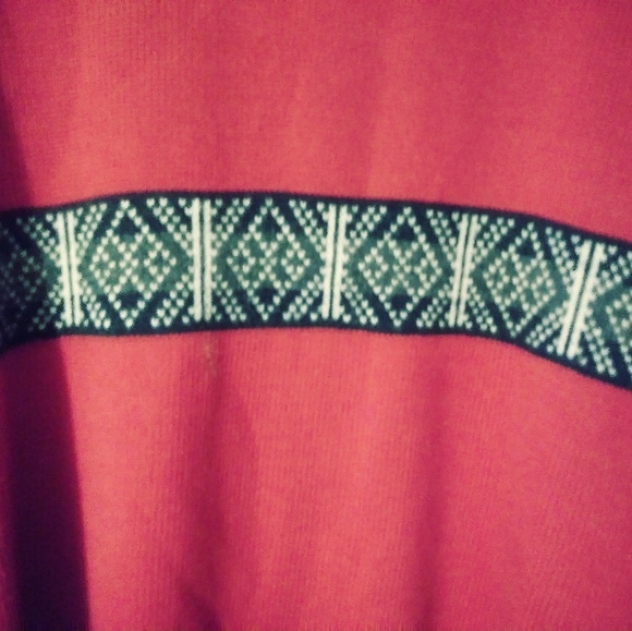 🍎NAUTICA SPORTY BIG MEN GIFTING A BRIGHT RED🍎NICE&NEW SWEATER. - Picture 3 of 6